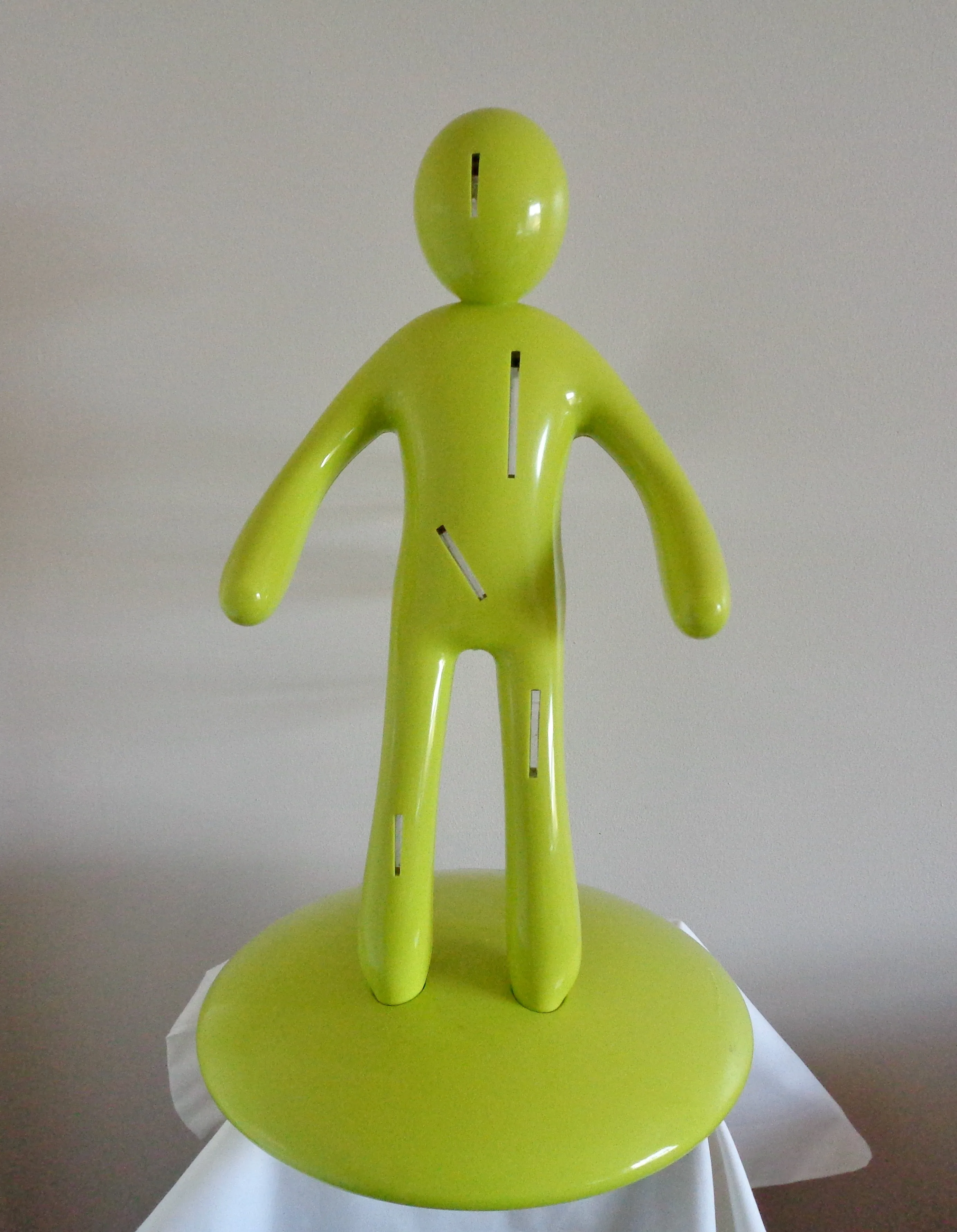 Original Voodoo TheEx Knife Block Designed By Raffaele Iannello, Italy, In Lime Green