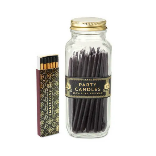 Party Candles - Black