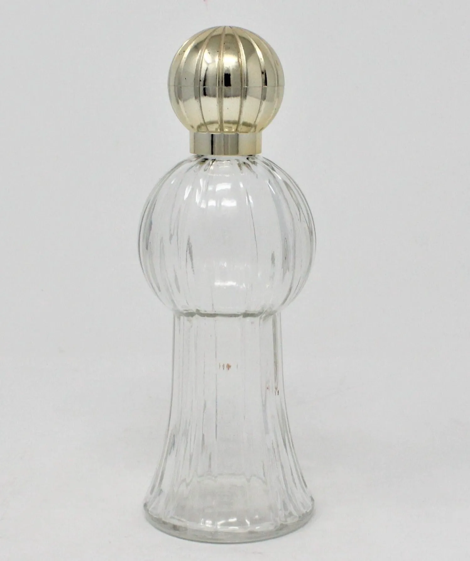 Perfume Bottle, Avon Perfume Bottle w/Gold Metal Top, Vintage