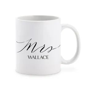 Personalized Mrs Coffee Mug Cup