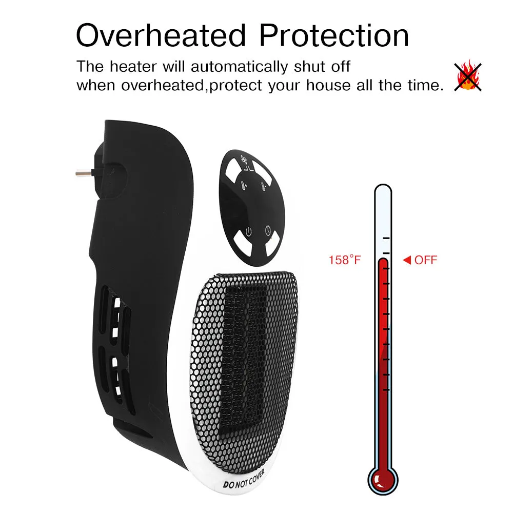 Portable Electric Heater Wall Fan Heater