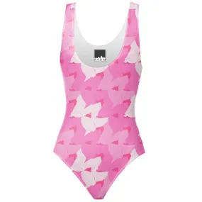 "Fancy Fans" One-Piece Swimsuit