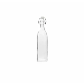 Regent Glass Square Bottle with Clip Top Lid 500ml 26108