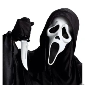 Scream Ghost Face Mask w/Knife