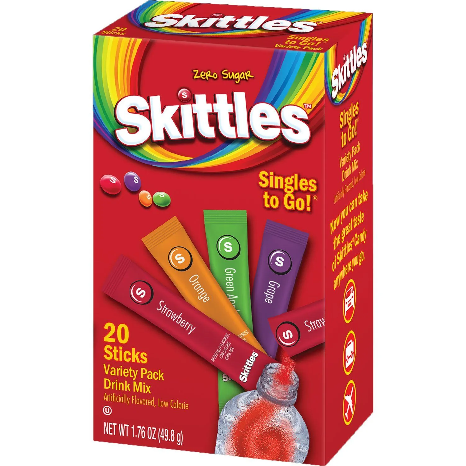 Skittles Singles to Go Drink Mix