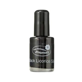 Spellbinders Silks Ink .5oz - Black Licorice*