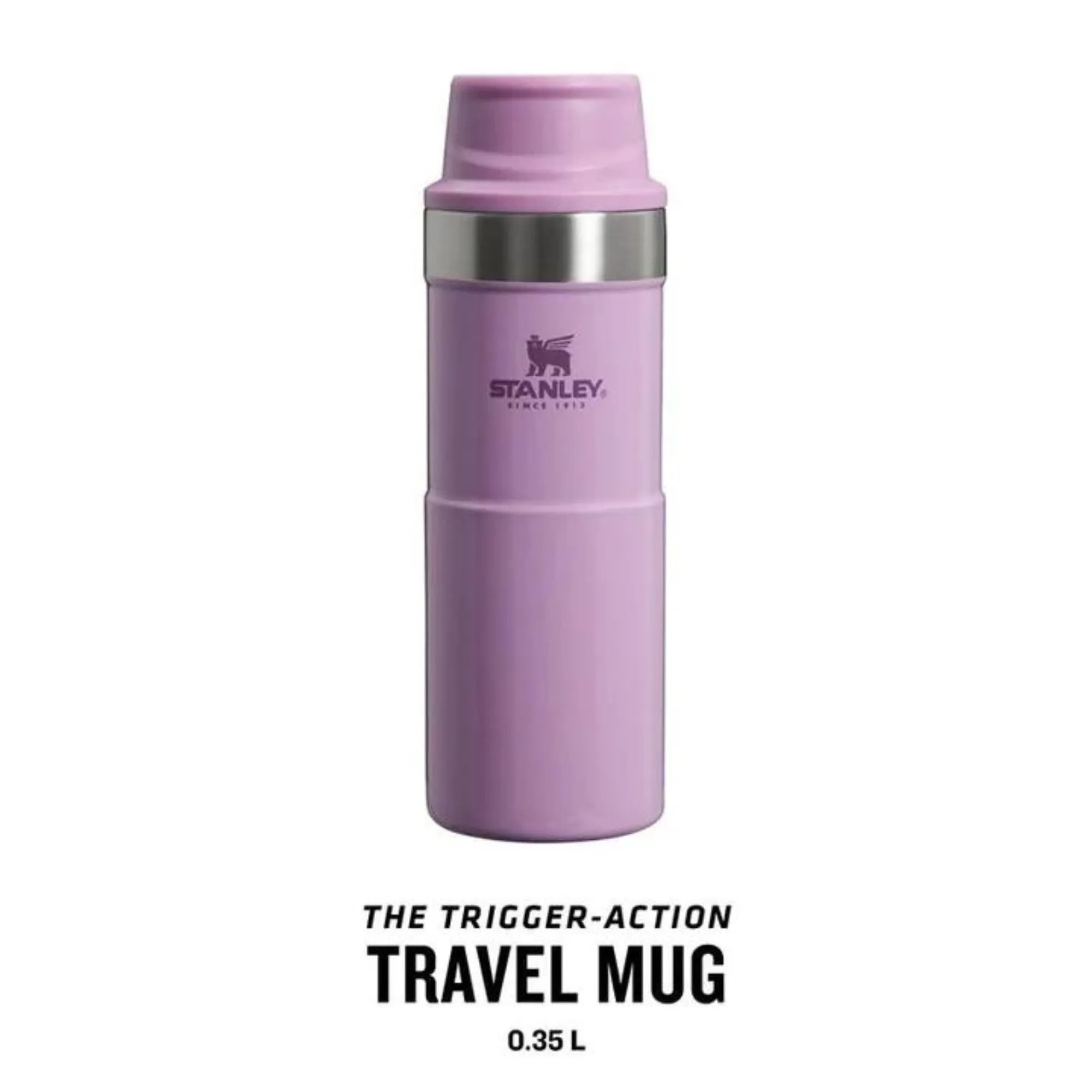 Stanley 0.35L Classic Trigger Action Travel Thermal Cold Water Bottle