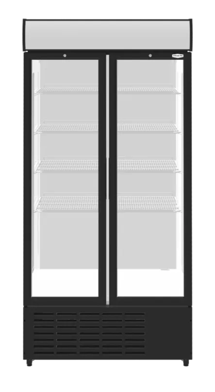 Sterling Pro Green Hinged Double Door Upright Display Chiller 832 Litres - SPD20HG