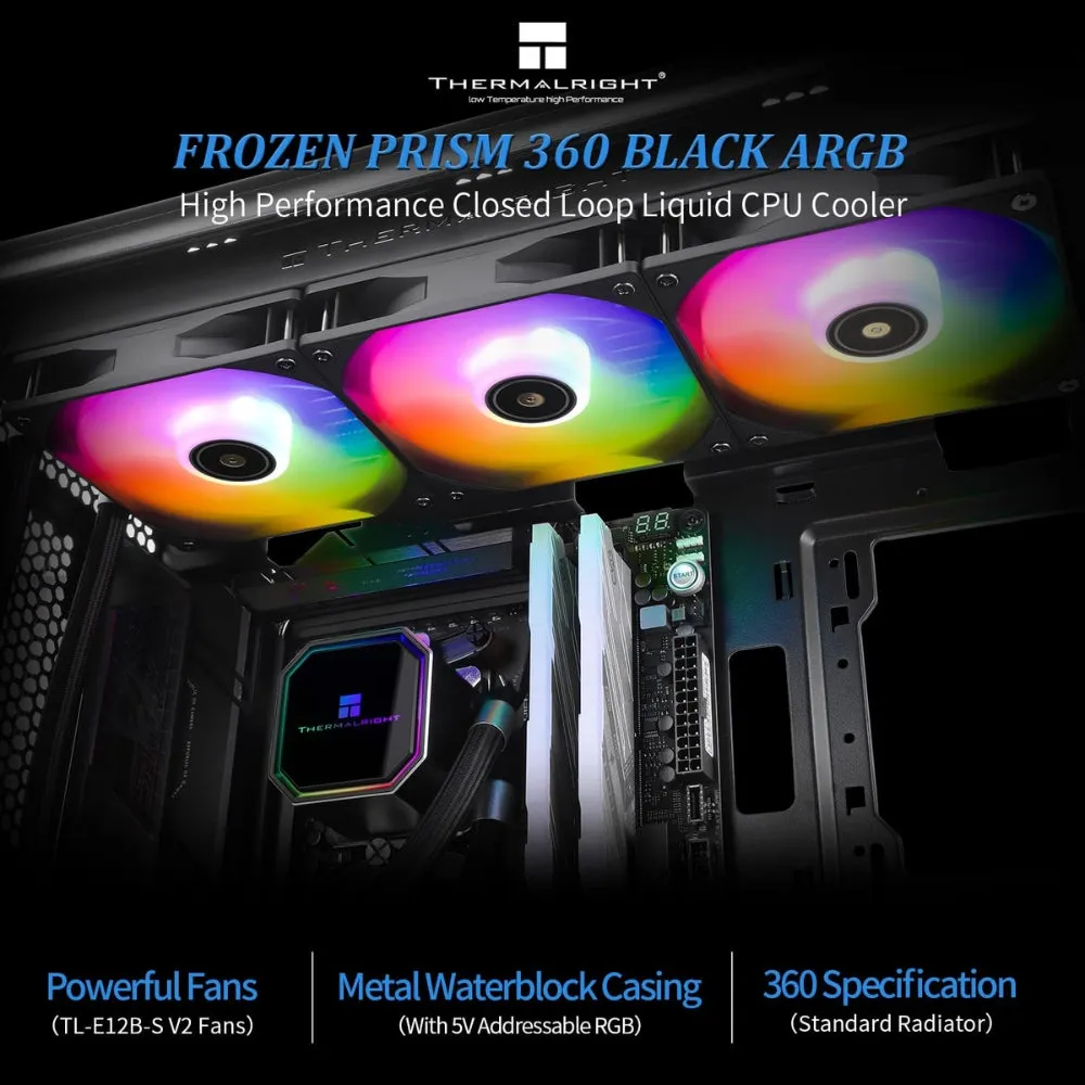 Thermalright Frozen Prism 360 ARGB CPU Liquid Cooler