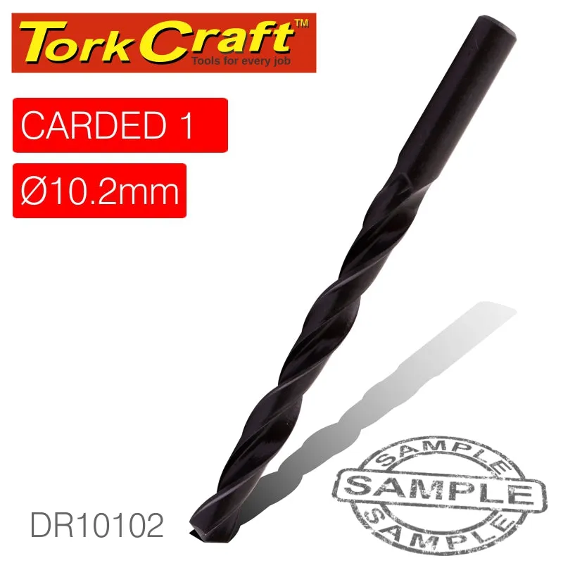 TORK CRAFT DRILL BIT HSS STANDARD 10.2MM 1/CARD DR10102