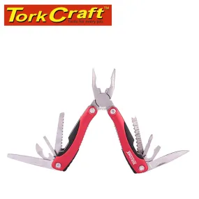 TORK CRAFT MULTITOOL RED WITH NYLON POUCH IN BLISTER KN8154