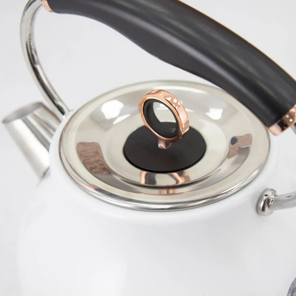 Tower Rose Gold Kettle 3kW 1.7L  - White