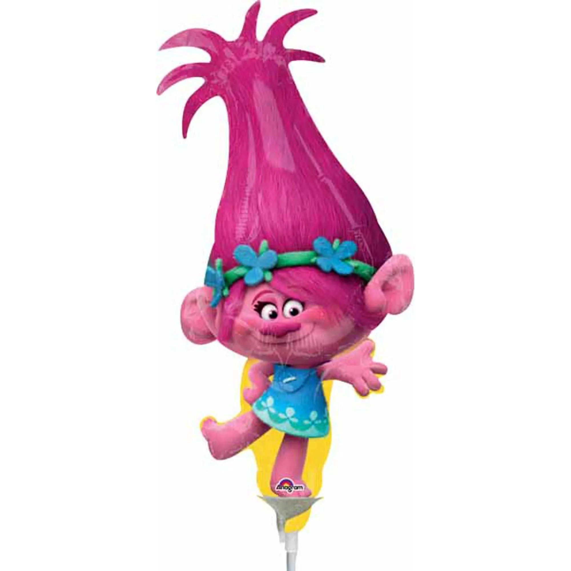 Trolls Poppy Mini Balloon – A35 Shape