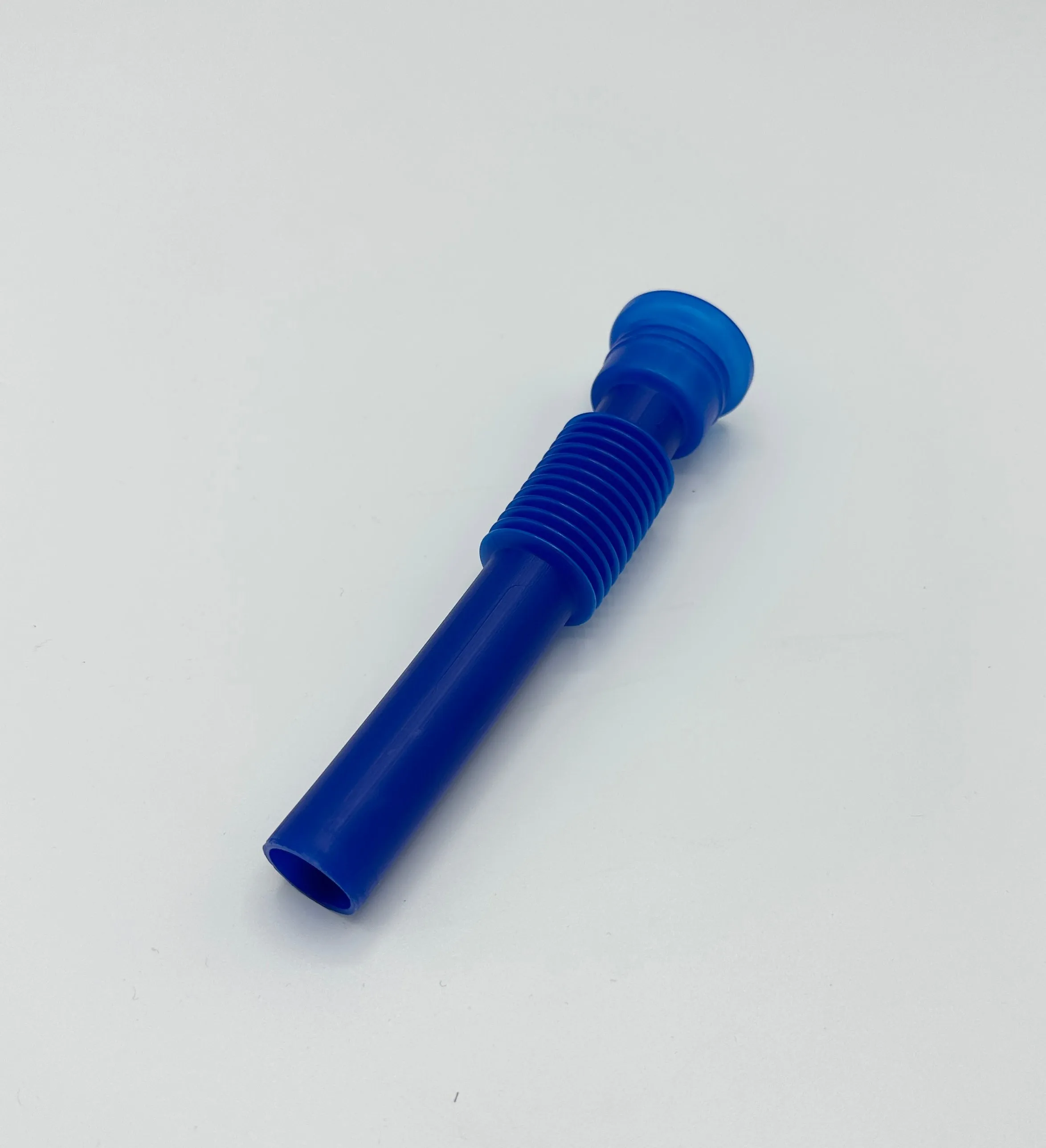 Universal Funnel-6" Flexible 28mm BLUE Screw-On Thread Oil Bottle