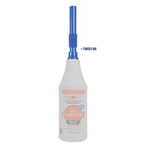 Universal Funnel-6" Flexible 28mm BLUE Screw-On Thread Oil Bottle