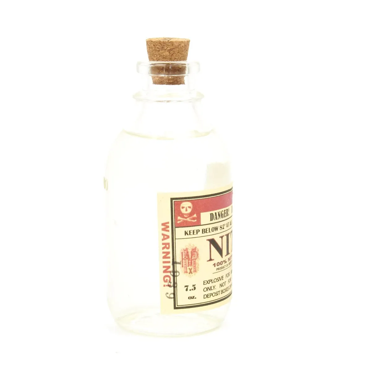 U.S. WWII Nitroglycerin Glass Bottle with Cork- Dated 1939