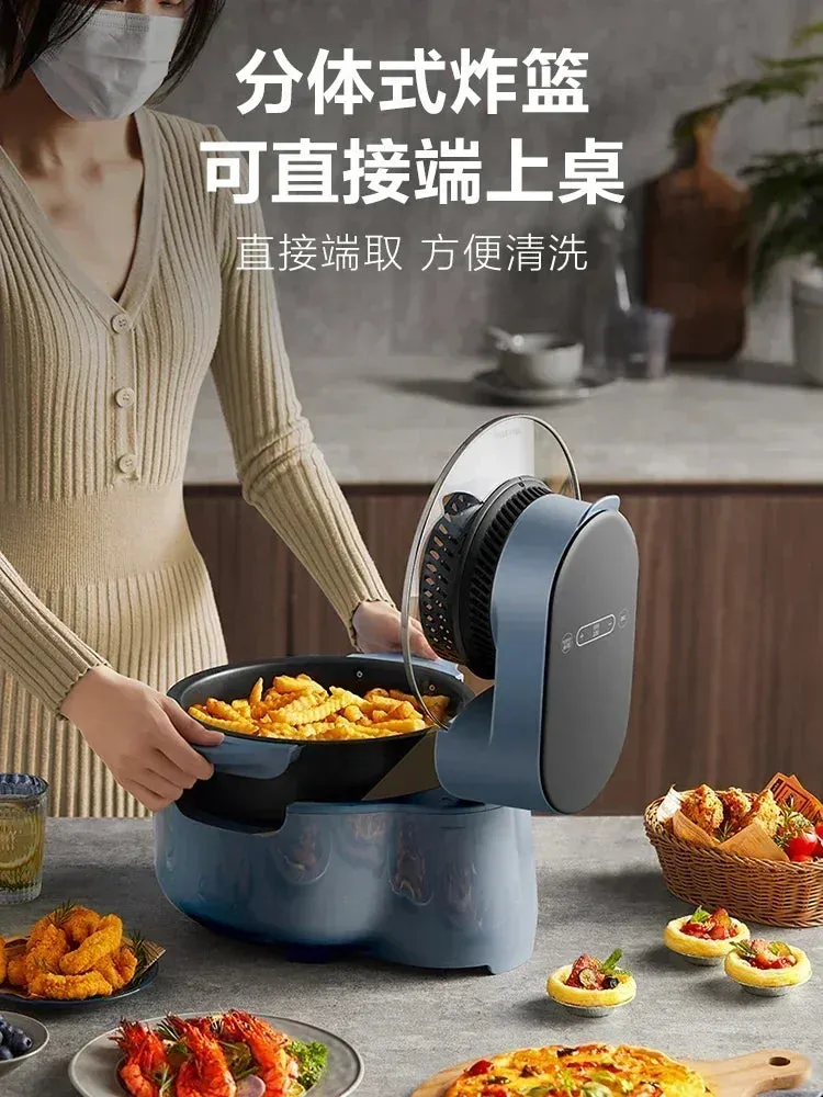 Visible air fryer 5L large capacity oil-free steam fryer intelligent household air fryer  airfryer machine