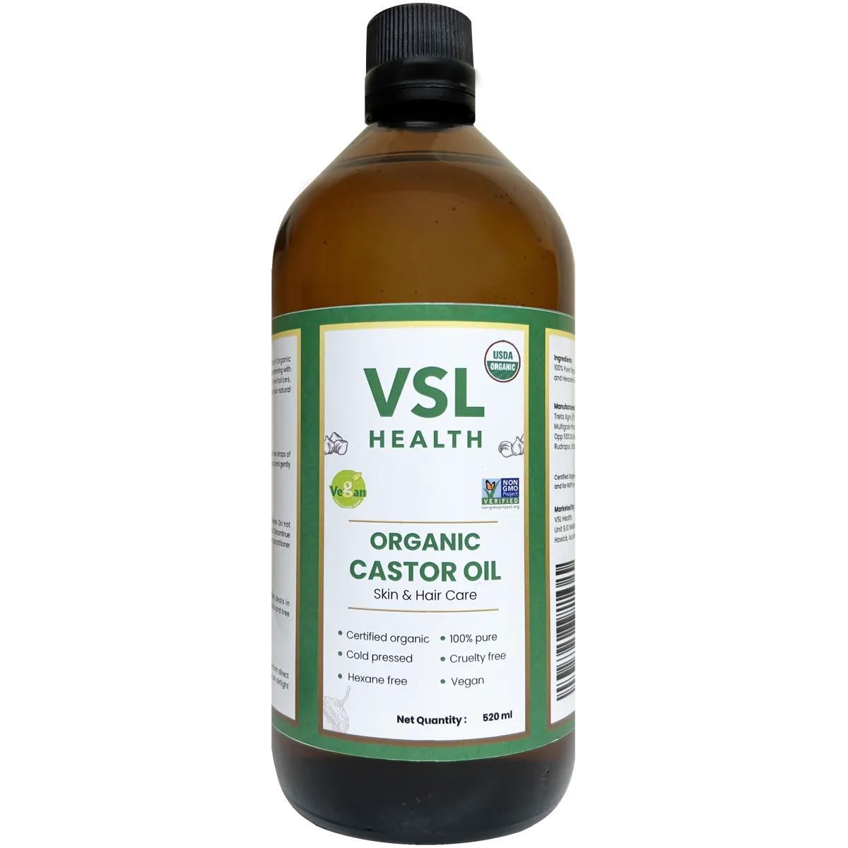 VSL- Castor Oil 220ml & 520ml