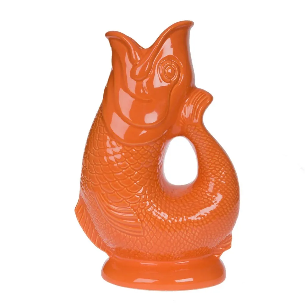 Wade Ceramics Gluggle Jug - Large (Color - Orange)