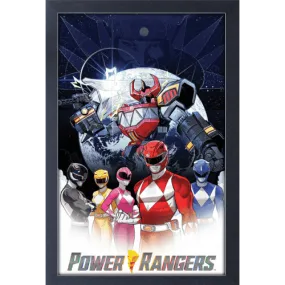 Wall Art Power Rangers Red Lead 12" x 18" Framed Poster Print