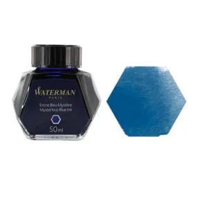 Waterman Fountain Pen Bottled Ink - Mysterious Blue