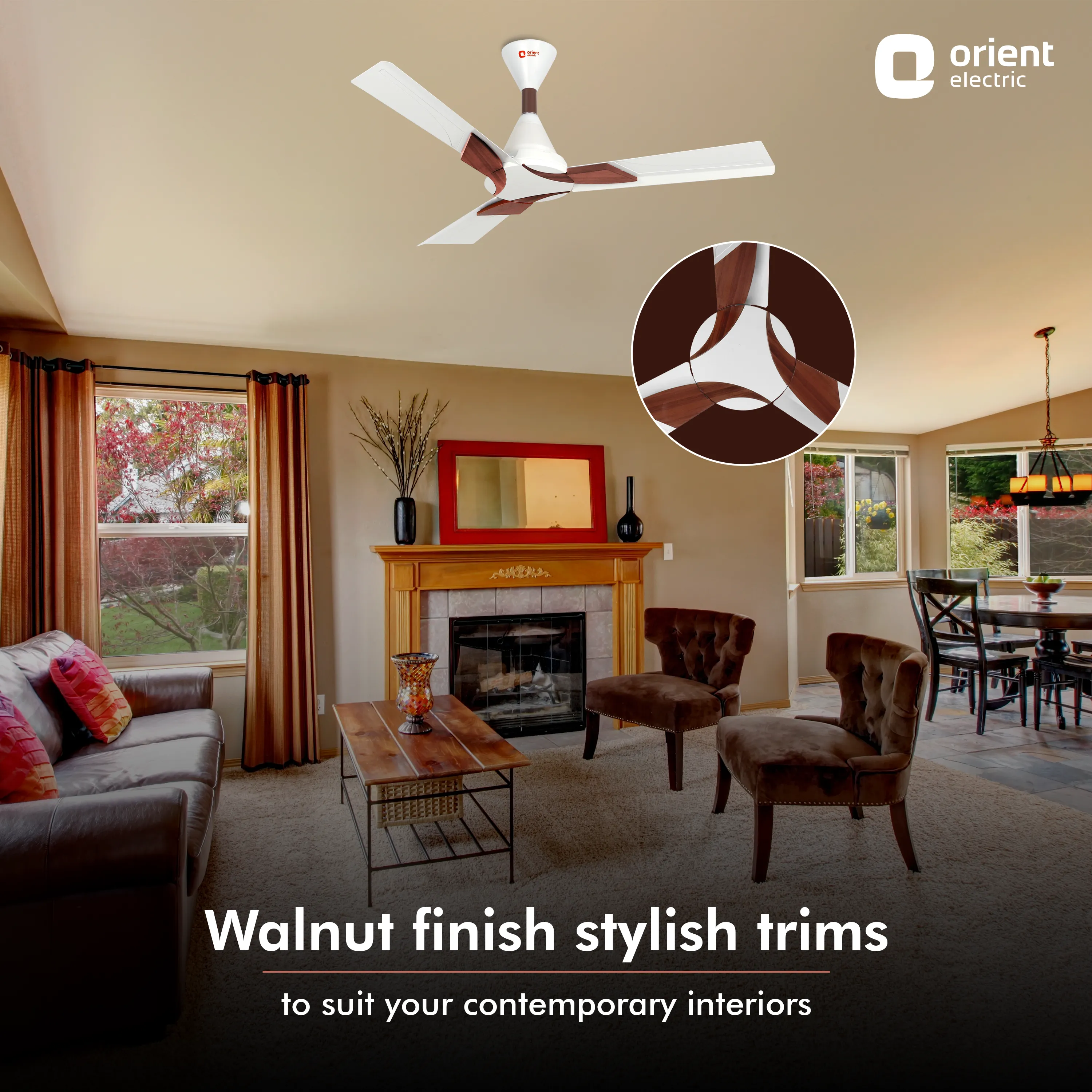 Wendy 1200mm 5 Star Rated BLDC Ceiling Fan with Remote