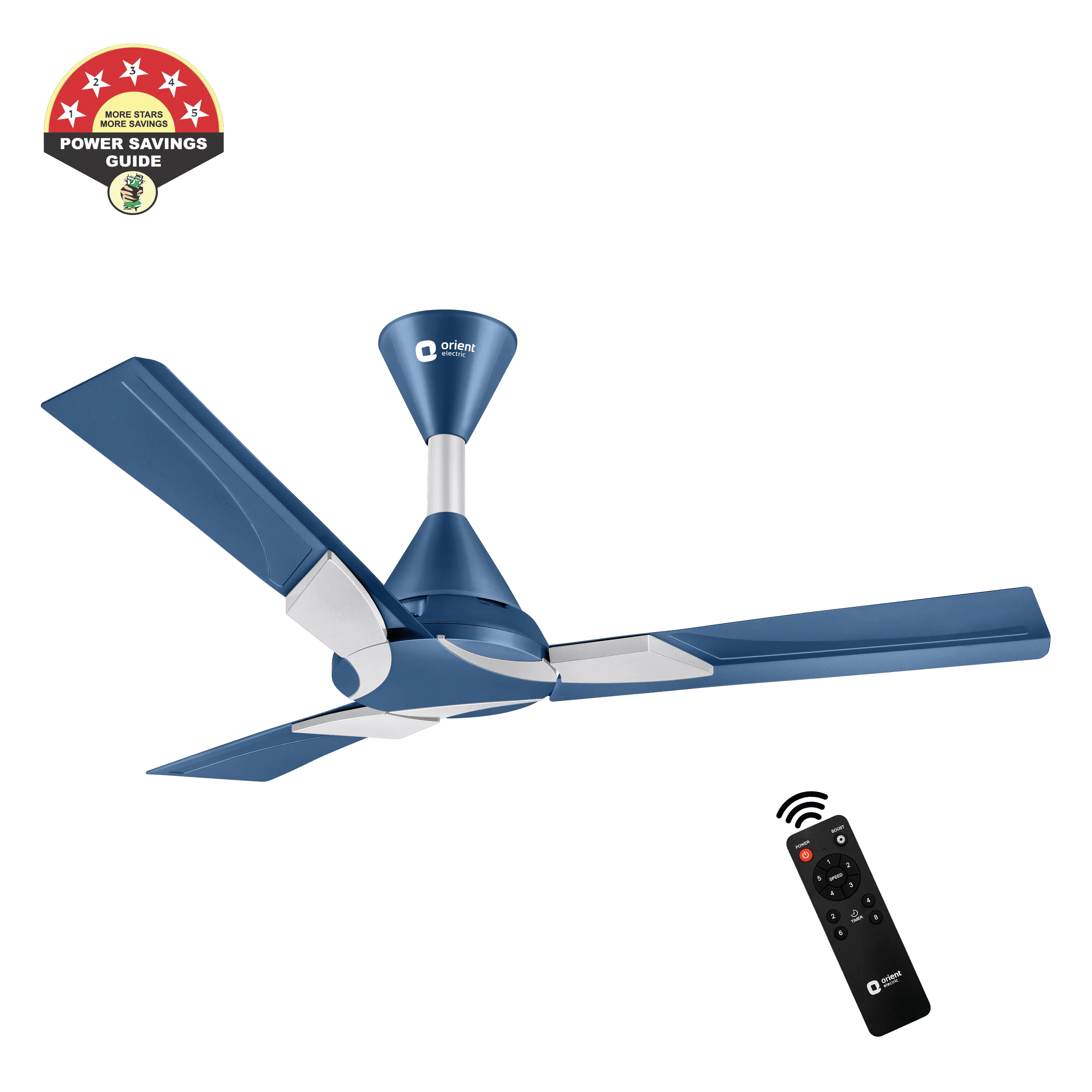 Wendy 1200mm 5 Star Rated BLDC Ceiling Fan with Remote