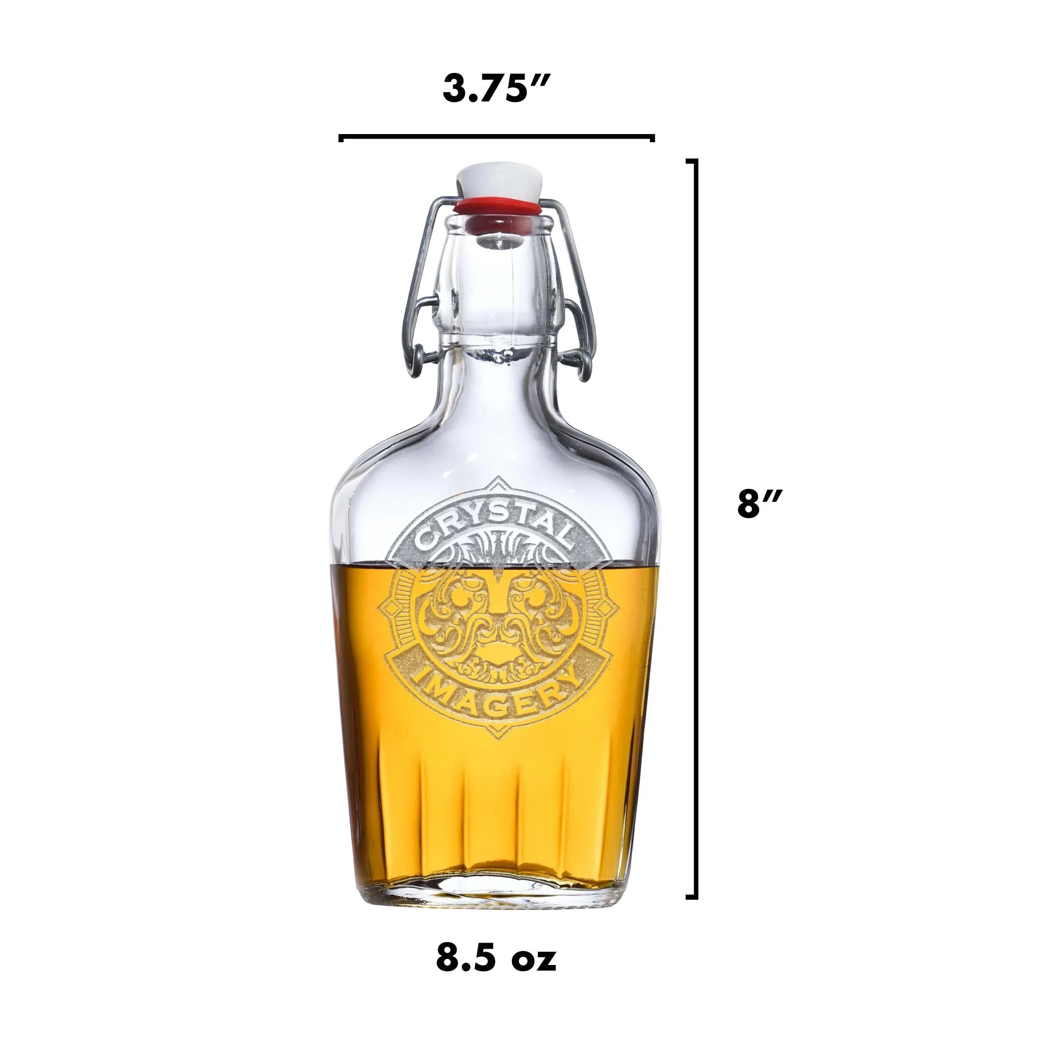 Whiskey Contents Flammable Flask | Cool Gift for Him or Her