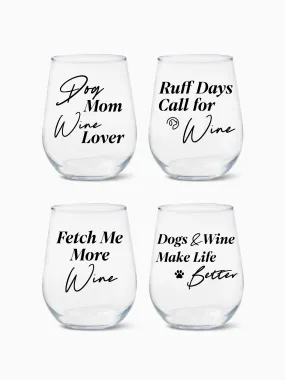 Wine & Dog - RESERVE 16oz Stemless Wine Tritan™ Copolyester Glass