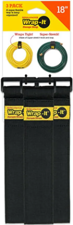 WRAP IT SUPER STRETCH SS 24IN 2PK BK